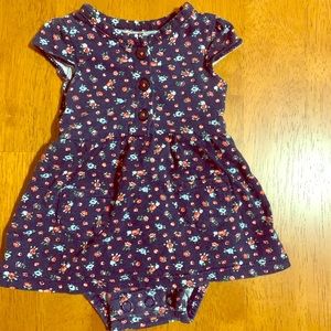 Floral NB Onesie